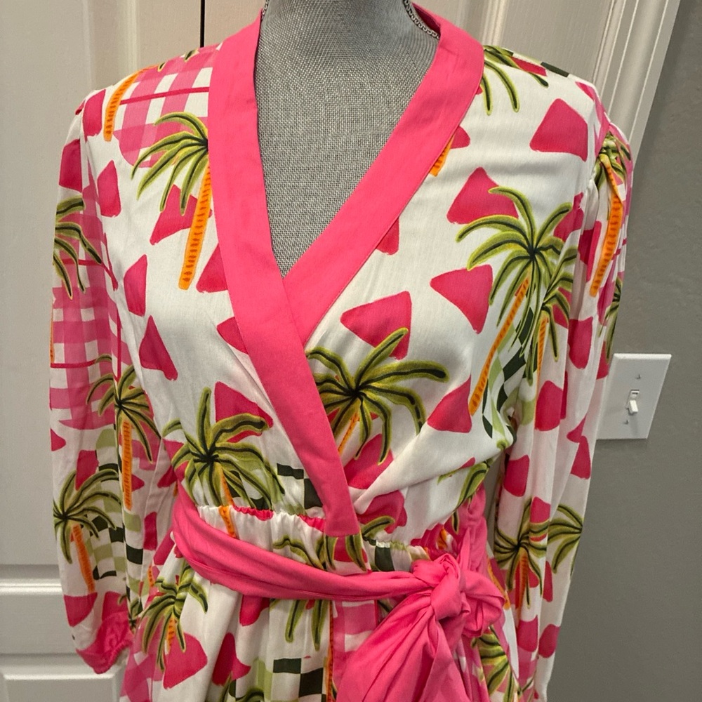 Celina moon ladies wrap dress size large - Picture 3 of 7